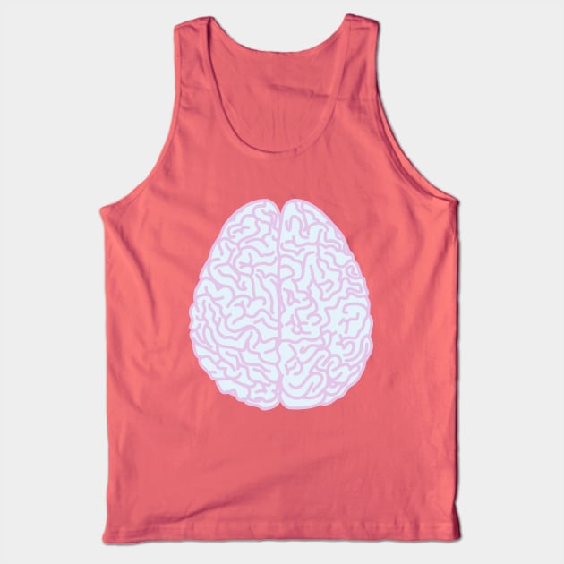 Pastel Brain Tank Top by XOOXOO